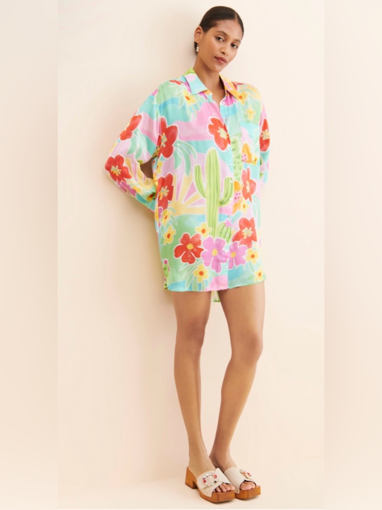 Euc Spell & The Gypsy Margi Hour Shirt Dress